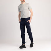 MĘSKIE SPODNIE Z WYSOKIEJ BAWEŁNY - TREKMAN