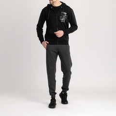 MĘSKIE SPODNIE Z WYSOKIEJ BAWEŁNY - TREKMAN