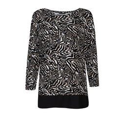 MIRA - MODNY T-SHIRT DAMSKI Z DŁUGIM RĘKAWEM