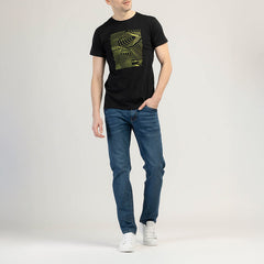 MĘSKA KOSZULKA Z KRÓTKIM RĘKAWEM Z BAWEŁNY - WEARIX