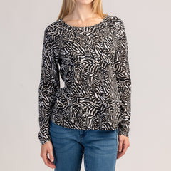 VIVA - DAMSKA KOSZULKA Z DŁUGIM RĘKAWEM, 100% BAWEŁNY