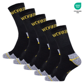 WORKDRY™ – SKARPETY ROBOCZE 5W1 Z CERTYFIKATEM OEKO‑TEX (5 SZT. W OPAKOWANIU) - 5,98 zł za szt.