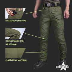 WORKBOSS™ – MĘSKIE SPODNIE TAKTYCZNE