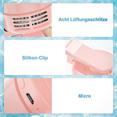 BREEZIA™ - WENTYLATOR RĘCZNY USB Z AKUMULATOREM MINI WENTYLATOR 360°