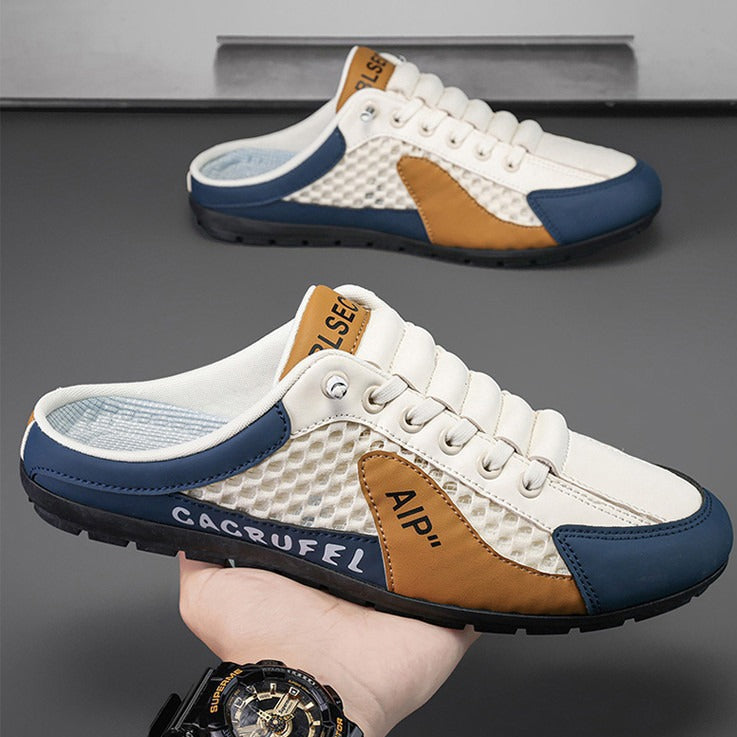 RUNISTAR - 2026 NOWE, ODDYCHAJĄCE, SZNOWANE BUTY DO BIEGANIA Z SIATKI, ANTYPOŚLIZGOWE, MĘSKIE SNEAKERSY CASUAL