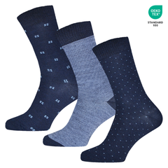COTTONELITE™ – ȘOSETE PREMIUM DIN COTTON 3 ÎN 1 CU CERTYFIKAT OEKO-TEX (3 SZT. W OPAKOWANIU) - 7,30 zł za szt.