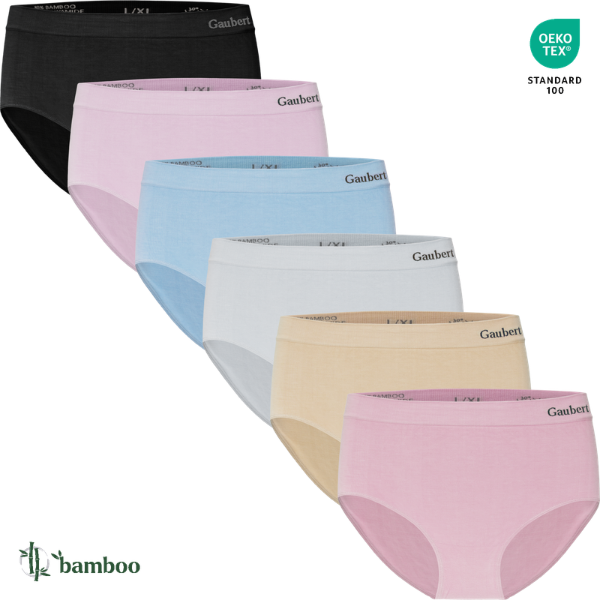 BAMBOOMIDI™ – VARRÁS NÉLKÜLI BAMBUSZ MIDI ALSÓNEMŰ 6 AZ 1-BEN (6 SZT. W OPAKOWANIU) - 10,65 zł za szt.