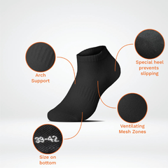 STEPLIGHT™ – SKARPETKI SPORTOWE PREMIUM 3 W 1 Z CERTYFIKATEM OEKO-TEX (3 SZT. W OPAKOWANIU) - 6,96 zł za szt.