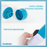 BEZPRZEWODOWA SZCZOTKA CZYSZCZĄCA CLEANBRUSH®