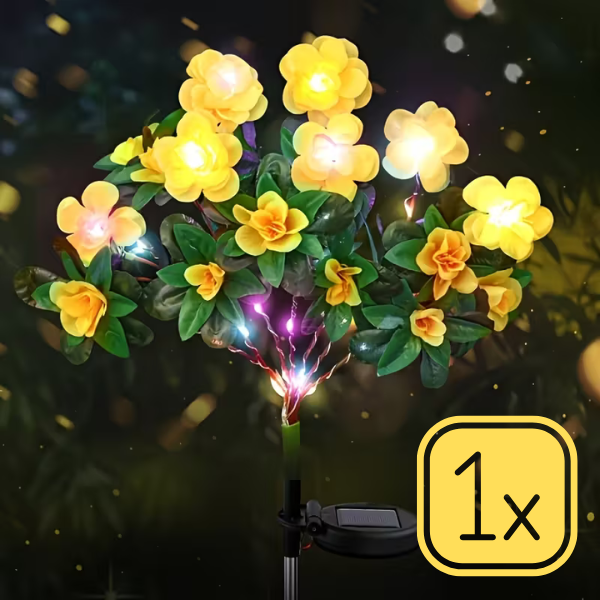 FLORABRIGHT™ – SOLARNA LAMPA OGRODOWA W KSZTAŁCIE KWIATU