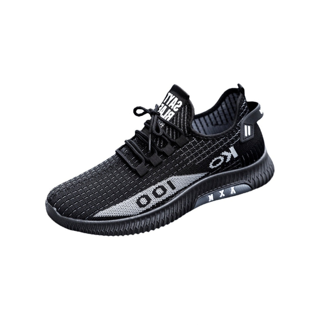 DORALIX - CZARNE BUTY DO BIEGANIA Z SIATKĄ CHOLEWKOWĄ