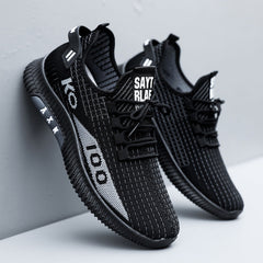 DORALIX - CZARNE BUTY DO BIEGANIA Z SIATKĄ CHOLEWKOWĄ