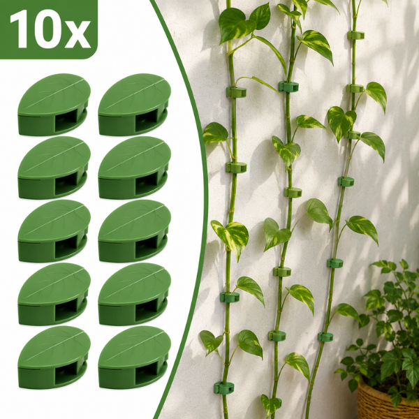 LEAFFIX - UCHWYTY DO ROŚLIN (10 SZT)