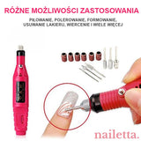 NAILETTA® - ELEKTRYCZNY PILNIK DO PAZNOKCI